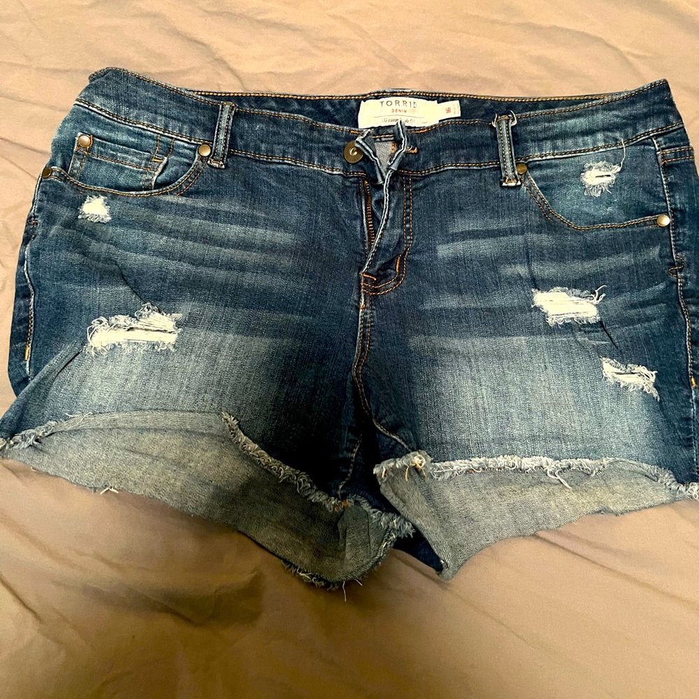 Torrid Jean Shorts